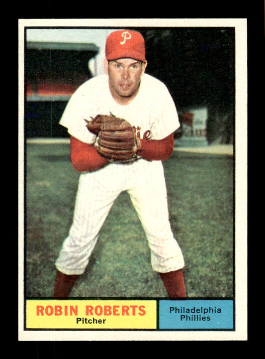 1961 Topps #20 Robin Roberts Philadelphia Phillies EXMT KC10008347