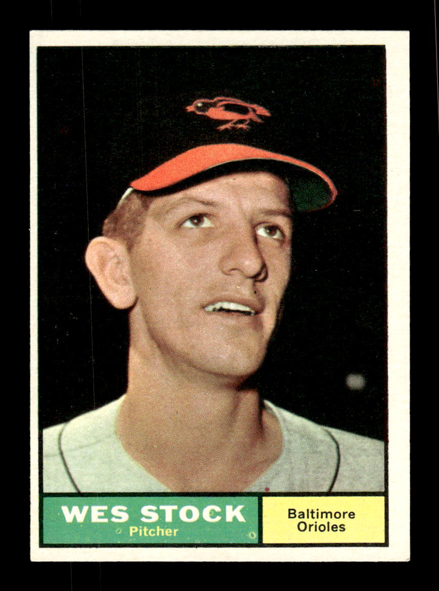 1961 Topps #26 Wes Stock Baltimore Orioles EXMT KC10008351