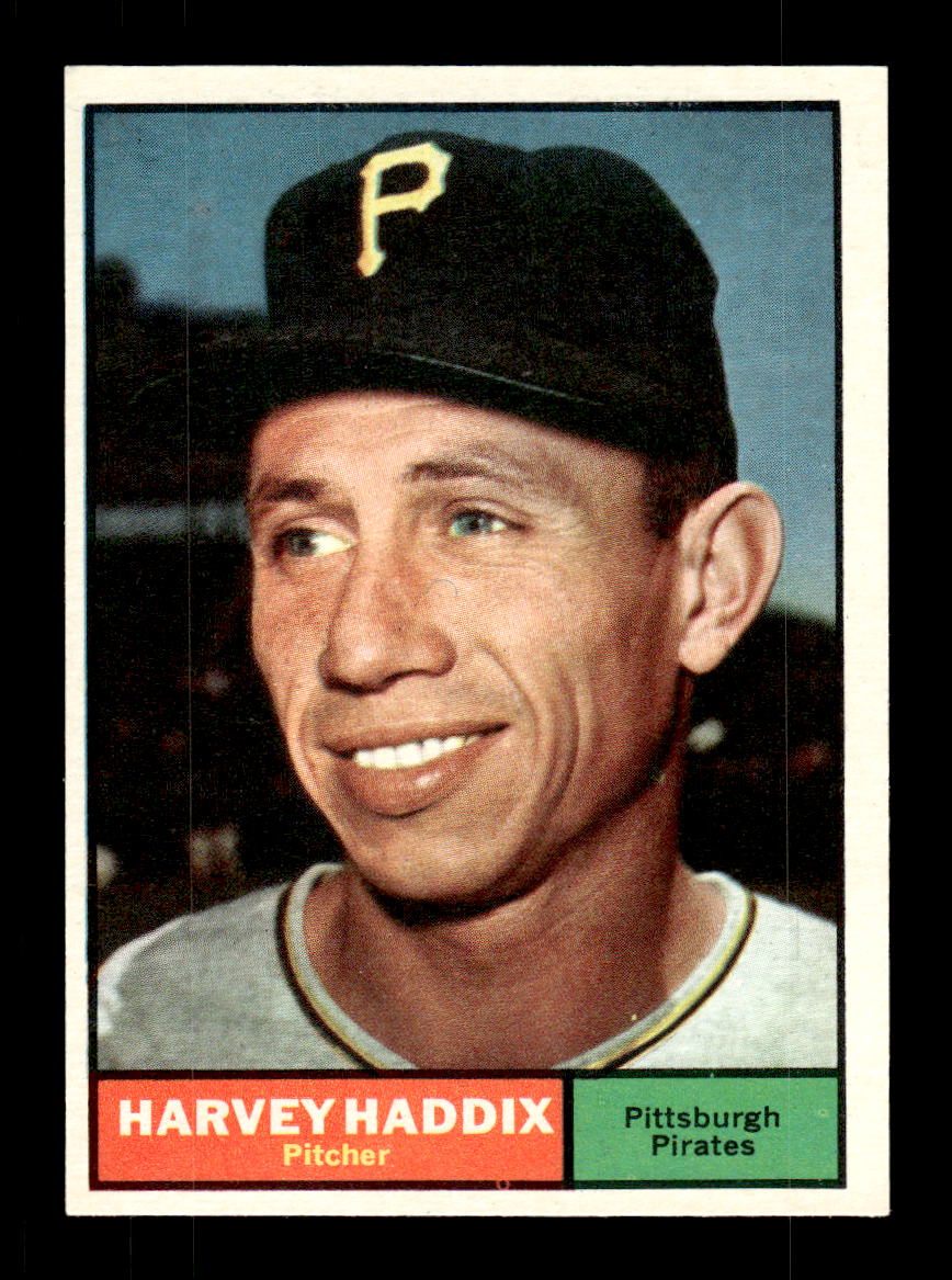 1961 Topps #100 Harvey Haddix Pittsburgh Pirates EXMT KC10008357