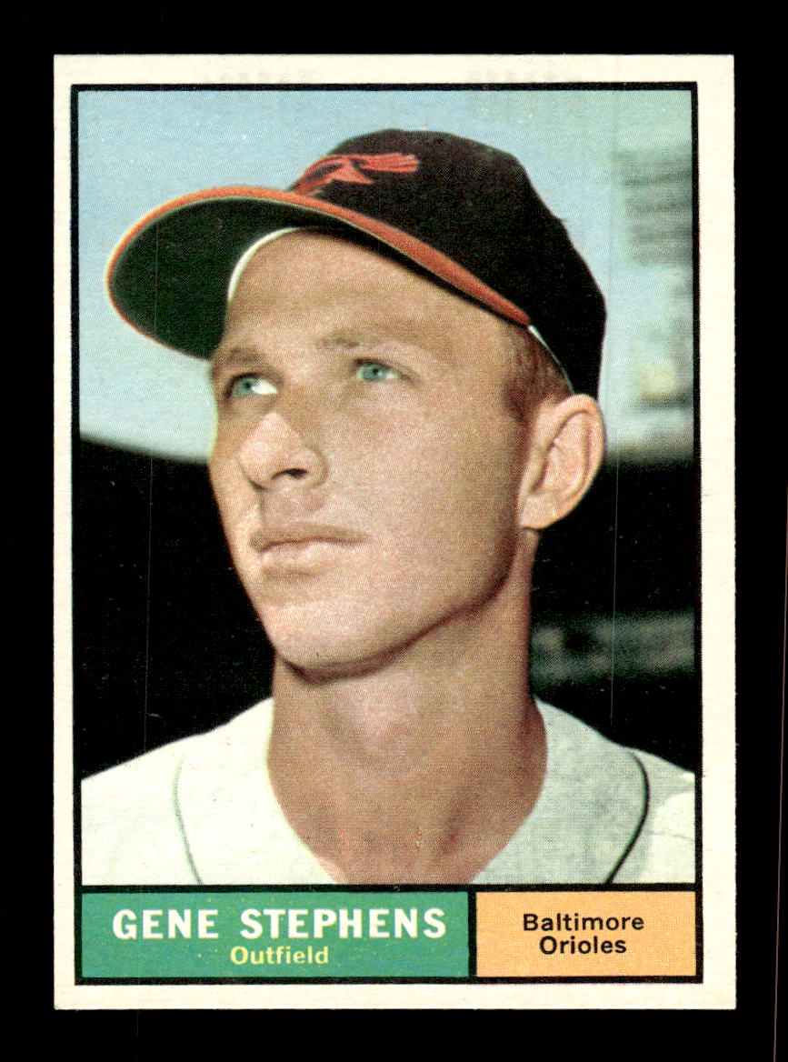 1961 Topps #102 Gene Stephens Baltimore Orioles EXMT KC10008359