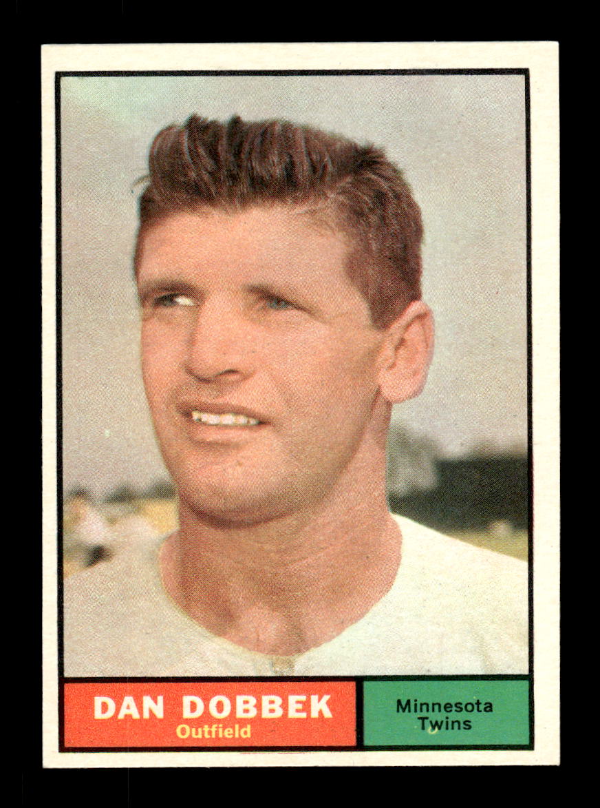 1961 Topps #108 Dan Dobbek Minnesota Twins EXMT KC10008363