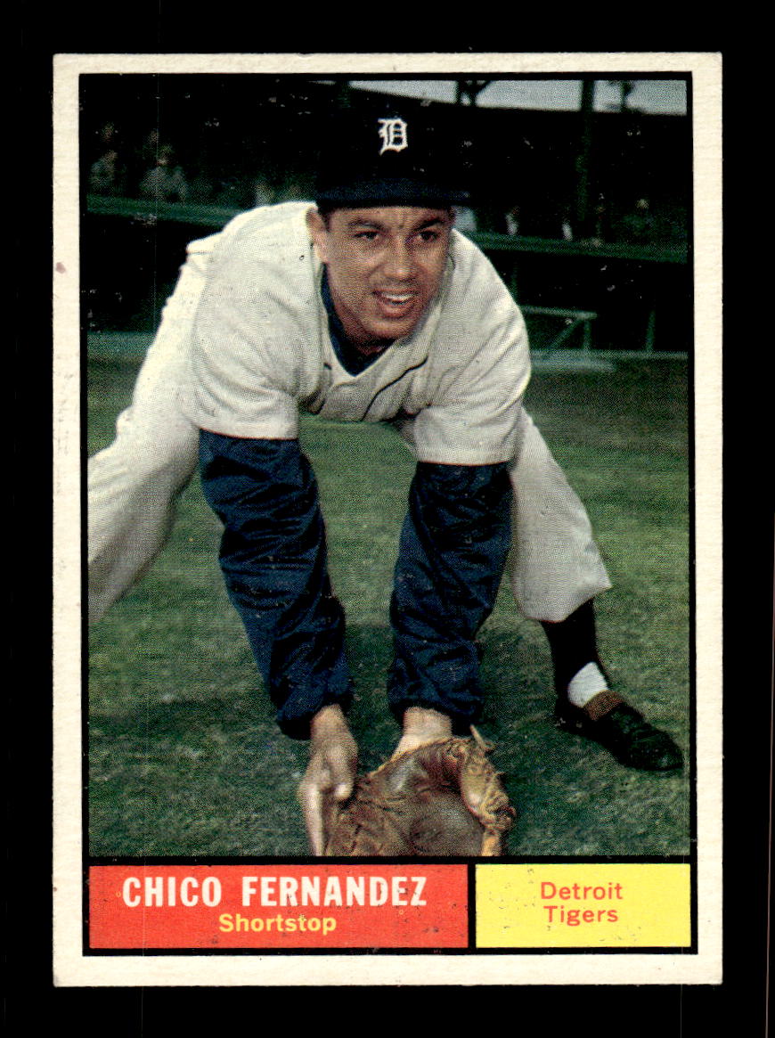1961 Topps #112 Chico Fernandez Detroit Tigers EXMT KC10008365