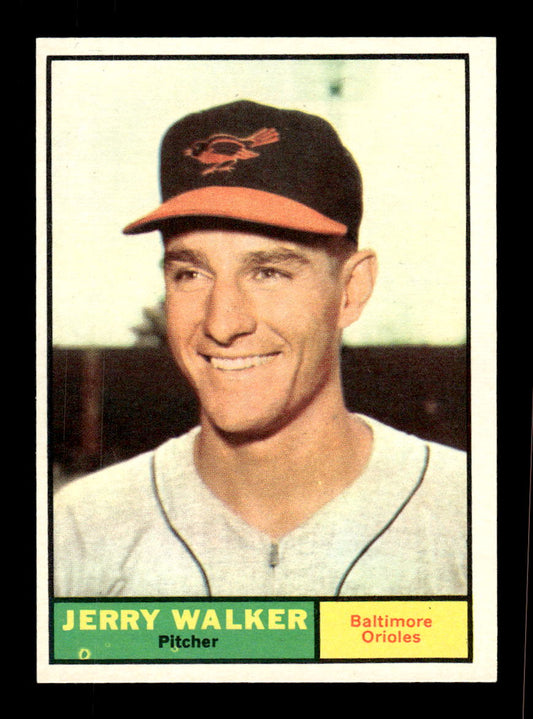 1961 Topps #85 Jerry Walker Baltimore Orioles EXMT KC10008371