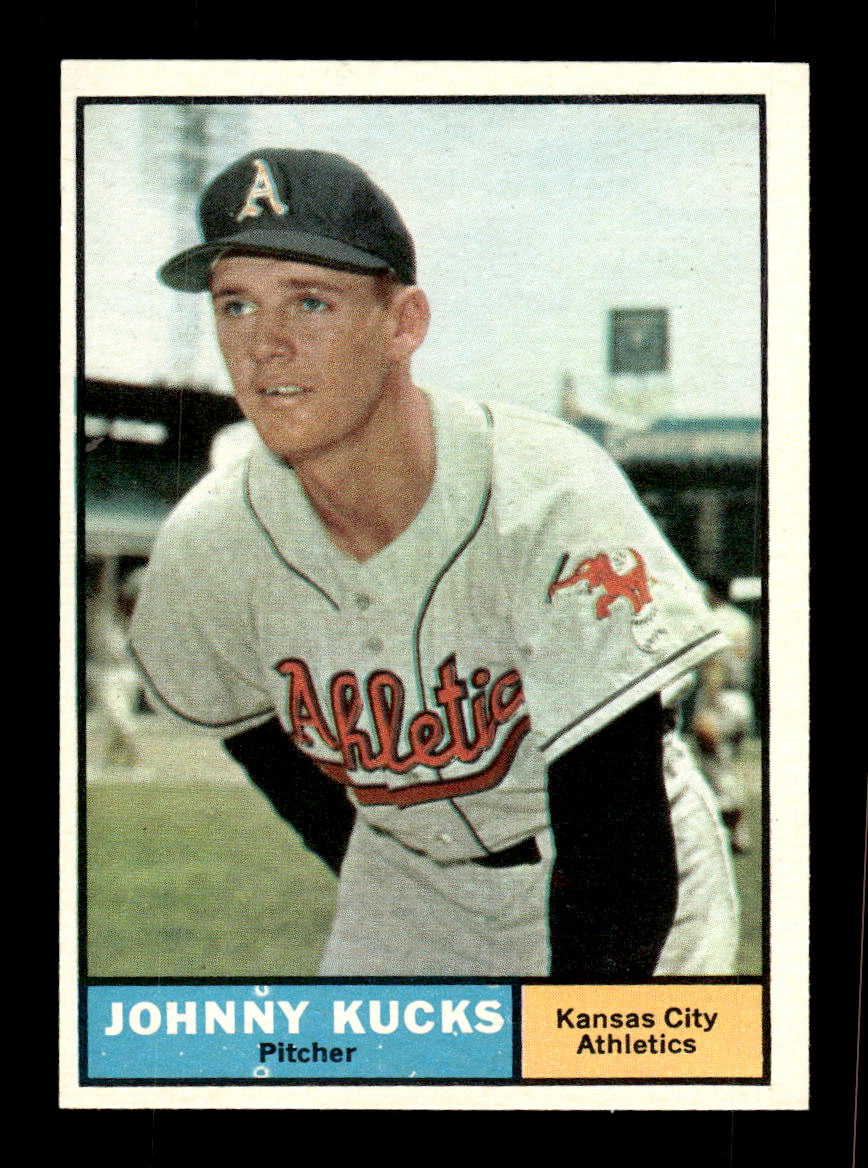 1961 Topps #94 Johnny Kucks Kansas City Athletics EXMT KC10008375