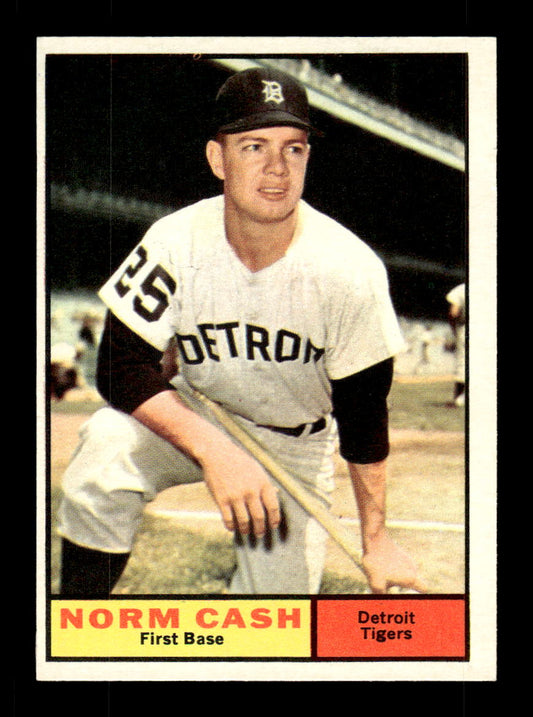 1961 Topps #95 Norm Cash Detroit Tigers EXMT KC10008376