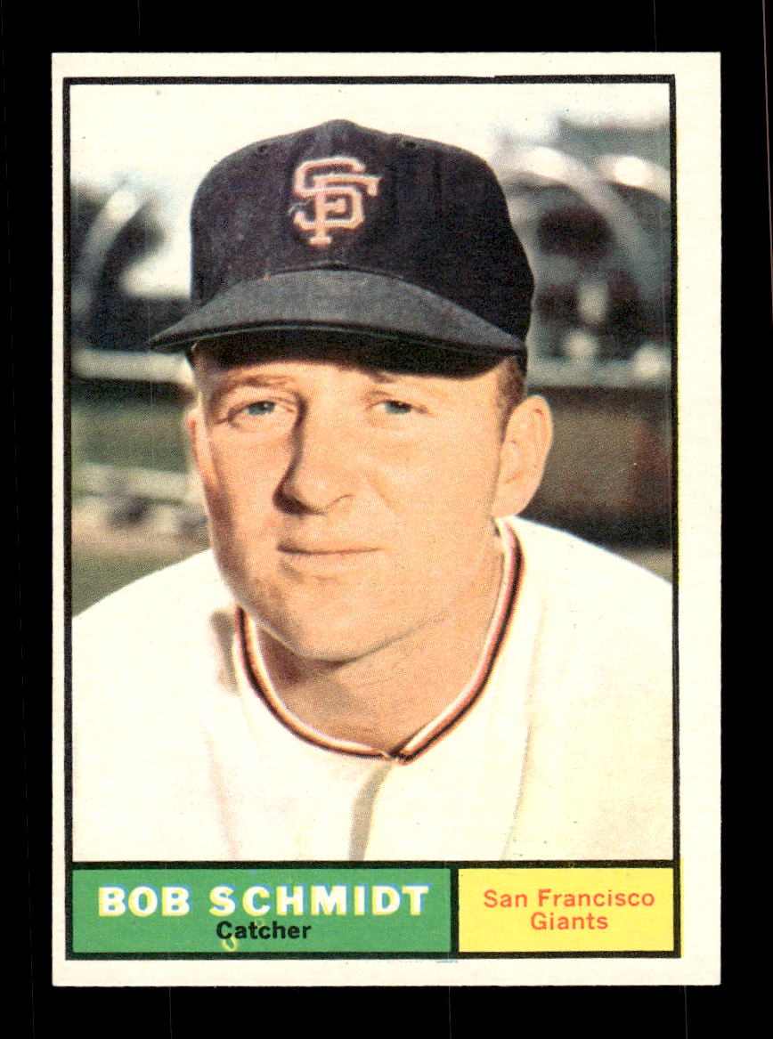 1961 Topps #31 Bob Schmidt San Francisco Giants EXMT KC10008378