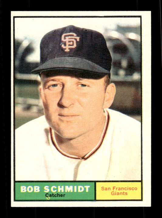 1961 Topps #31 Bob Schmidt San Francisco Giants EXMT KC10008378