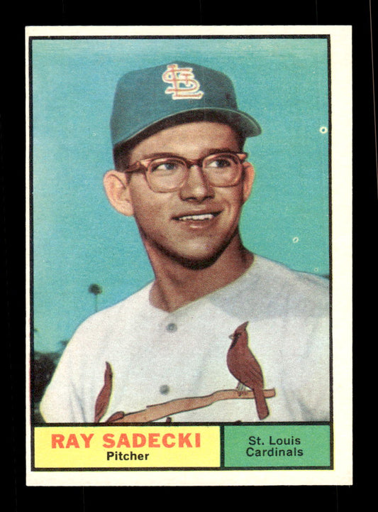 1961 Topps #32 Ray Sadecki St. Louis Cardinals EXMT KC10008379