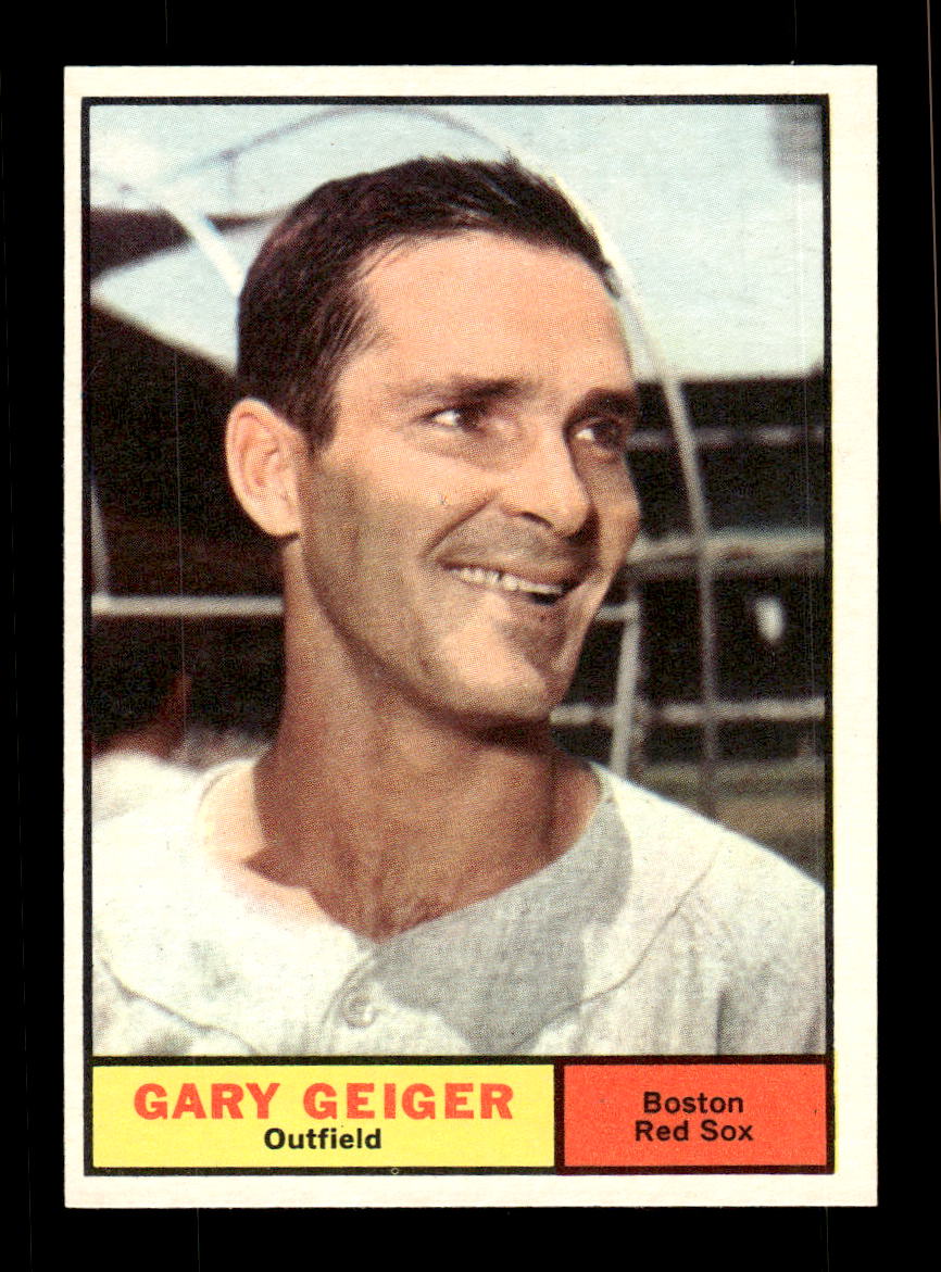 1961 Topps #33 Gary Geiger Boston Red Sox EXMT KC10008380