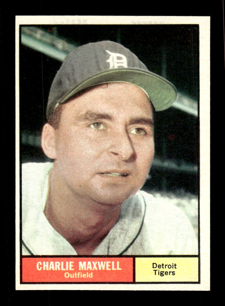 1961 Topps #37 Charlie Maxwell Detroit Tigers EXMT KC10008382