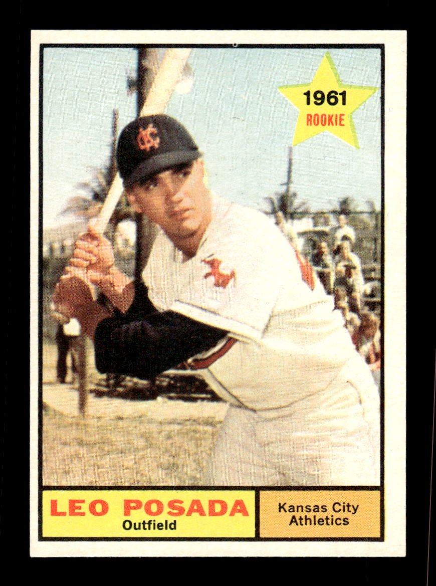 1961 Topps #39 Leo Posada Kansas City Athletics EXMT KC10008384
