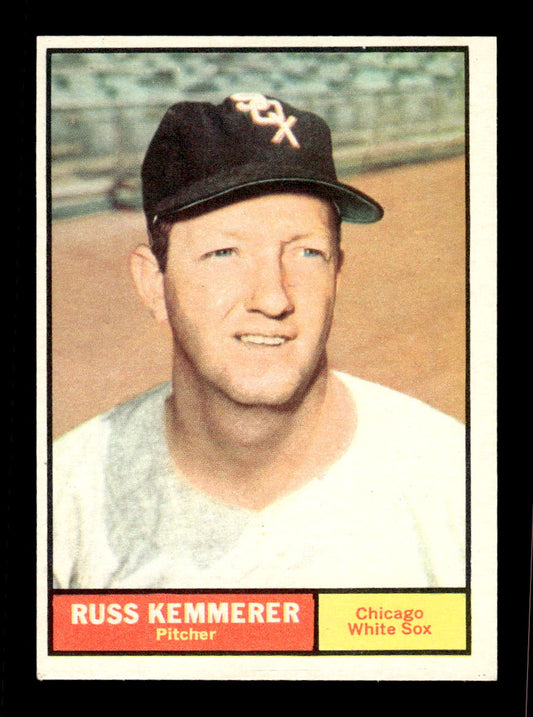 1961 Topps #56 Russ Kemmerer Chicago White Sox EXMT KC10008388