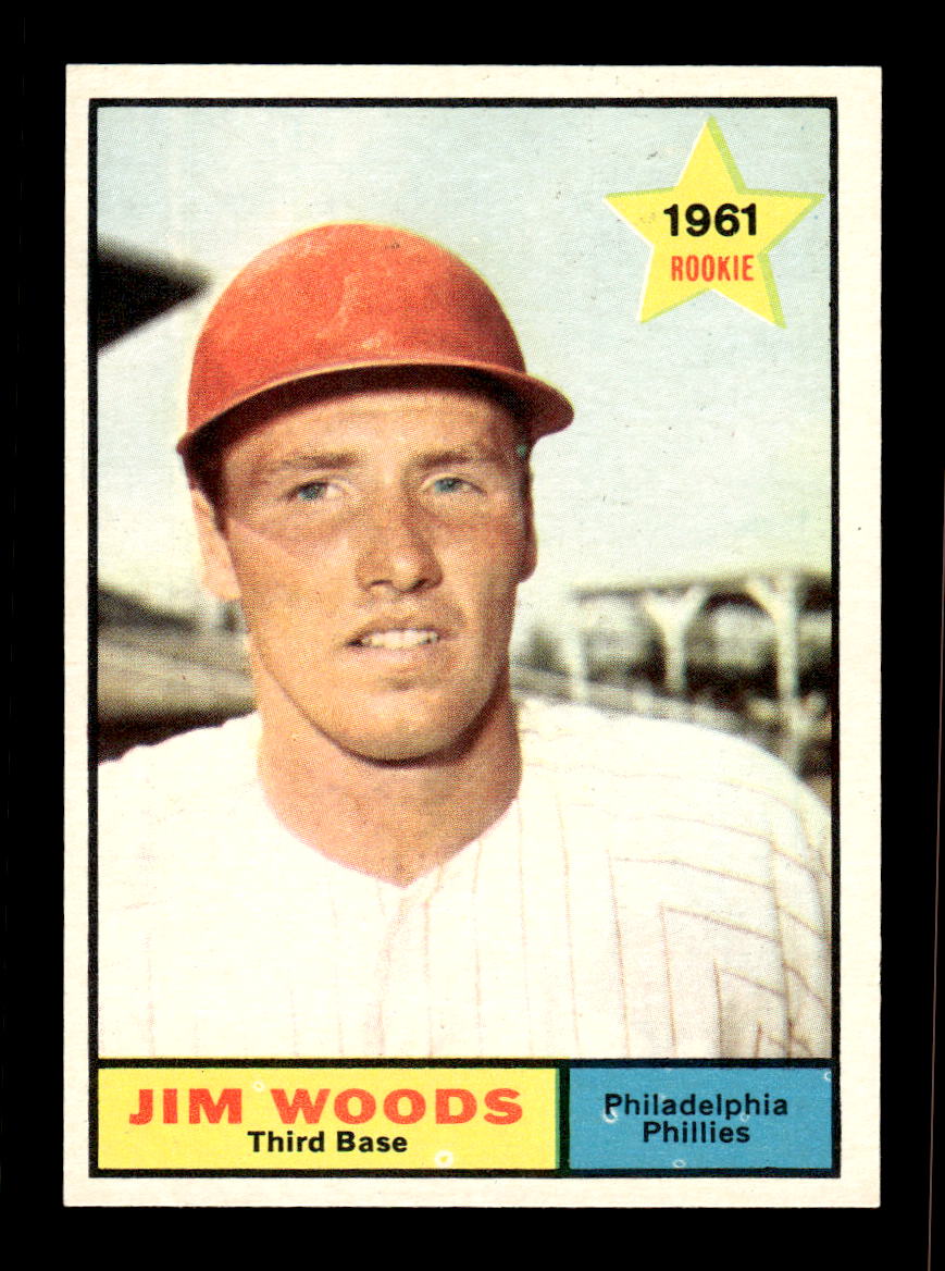 1961 Topps #59 Jim Woods Philadelphia Phillies EXMT KC10008391