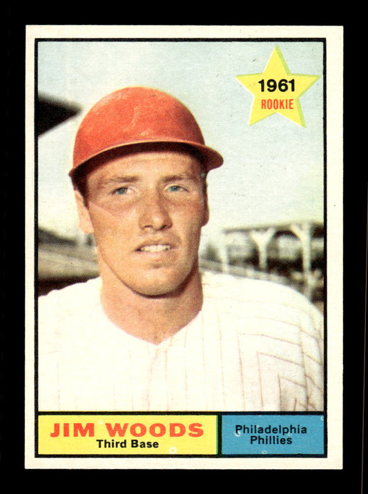 1961 Topps #59 Jim Woods Philadelphia Phillies EXMT KC10008391