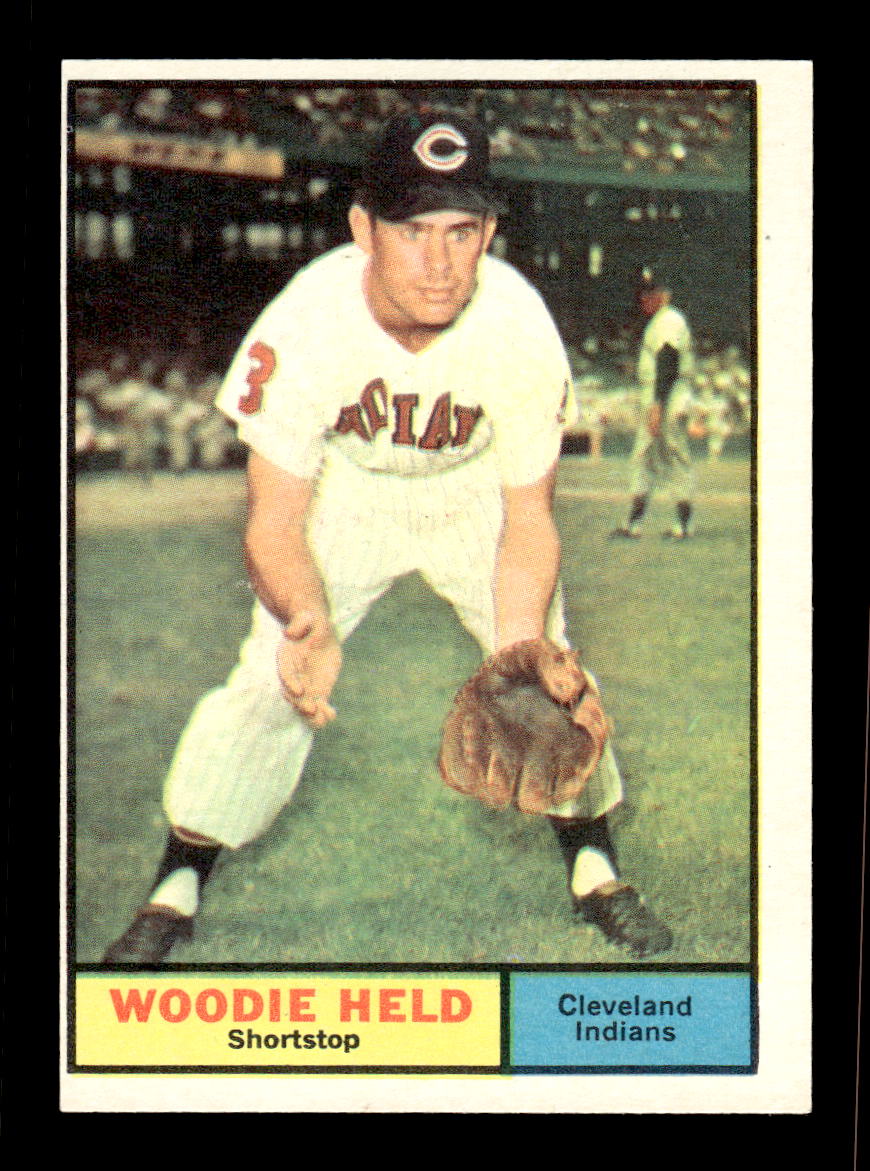 1961 Topps #60 Woodie Held Cleveland Indians EXMT KC10008392