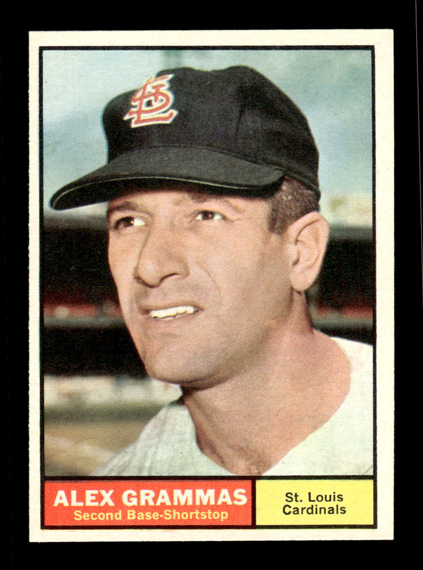 1961 Topps #64 Alex Grammas St. Louis Cardinals EXMT KC10008394