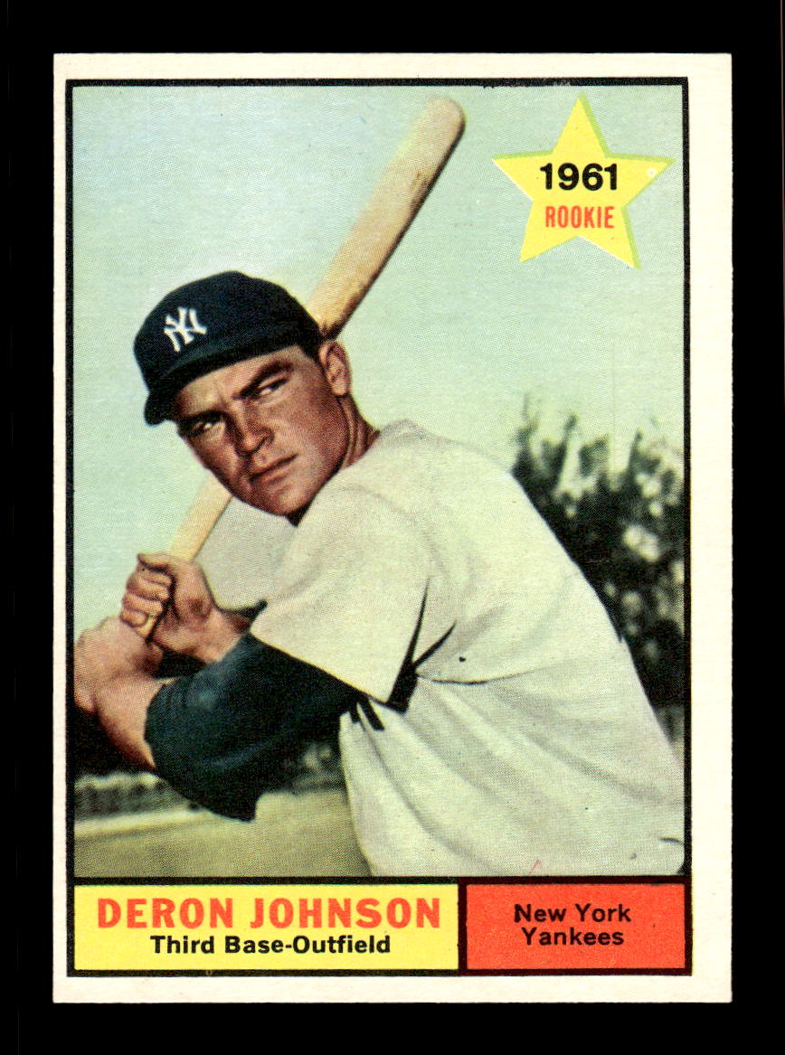 1961 Topps #68 Deron Johnson New York Yankees EXMT KC10008397