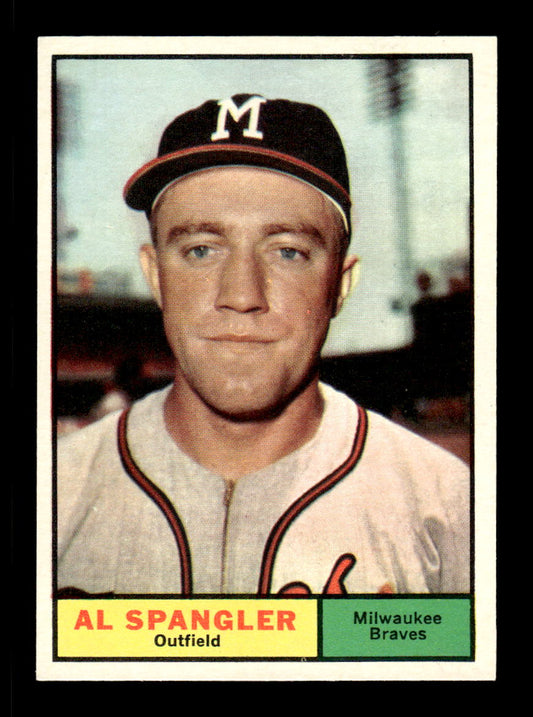 1961 Topps #73 Al Spangler Milwaukee Braves EXMT KC10008399