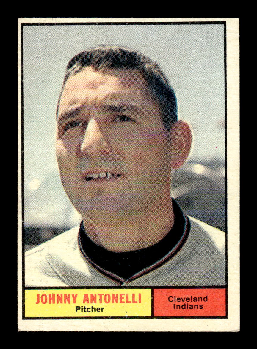1961 Topps #115 Johnny Antonelli Cleveland Indians EXMT KC10008402