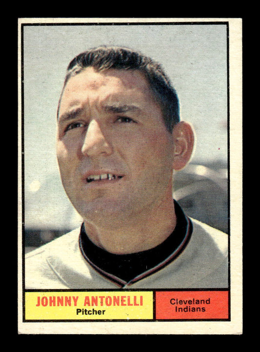 1961 Topps #115 Johnny Antonelli Cleveland Indians EXMT KC10008402
