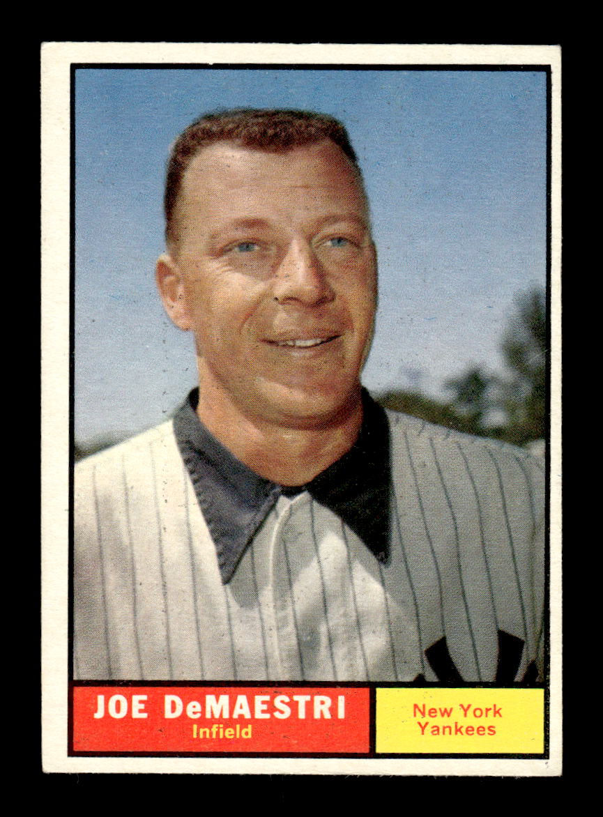 1961 Topps #116 Joe DeMaestri New York Yankees EXMT KC10008403