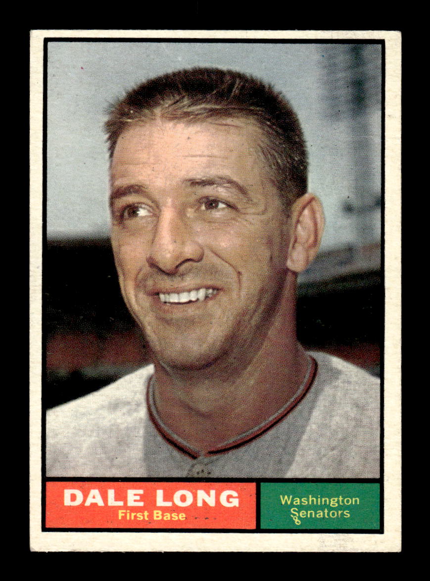 1961 Topps #117 Dale Long Washington Senators EXMT KC10008404