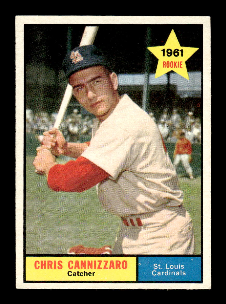 1961 Topps #118 Chris Cannizzaro St. Louis Cardinals EXMT KC10008405