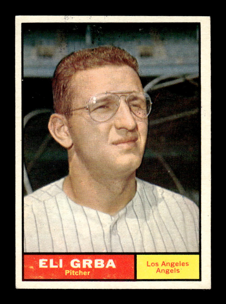 1961 Topps #121 Eli Grba Los Angeles Angels EXMT KC10008407