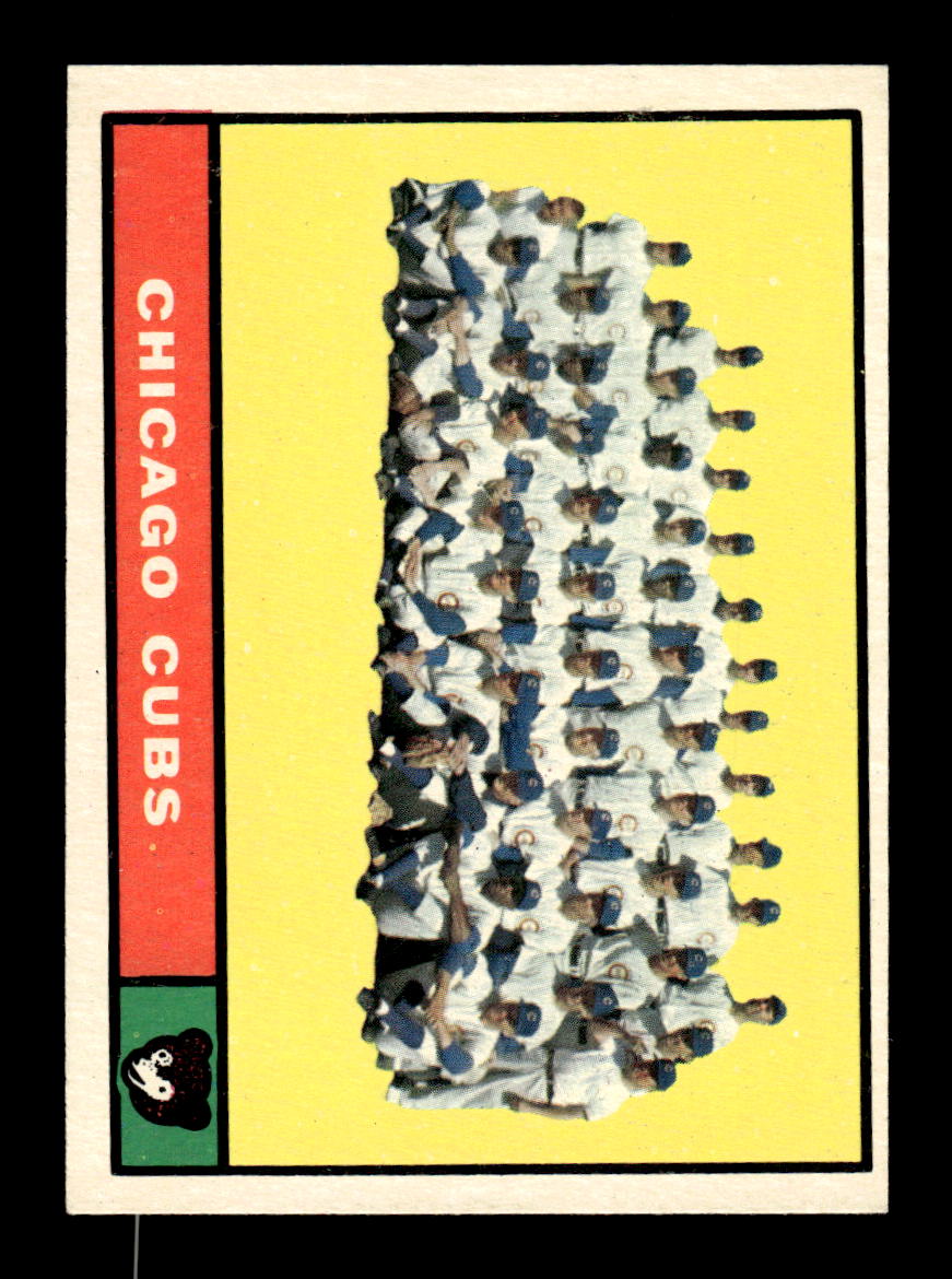 1961 Topps #122 Chicago Cubs Chicago Cubs EXMT KC10008408