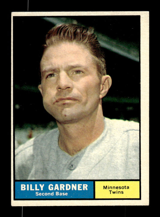 1961 Topps #123 Billy Gardner Minnesota Twins EXMT KC10008409