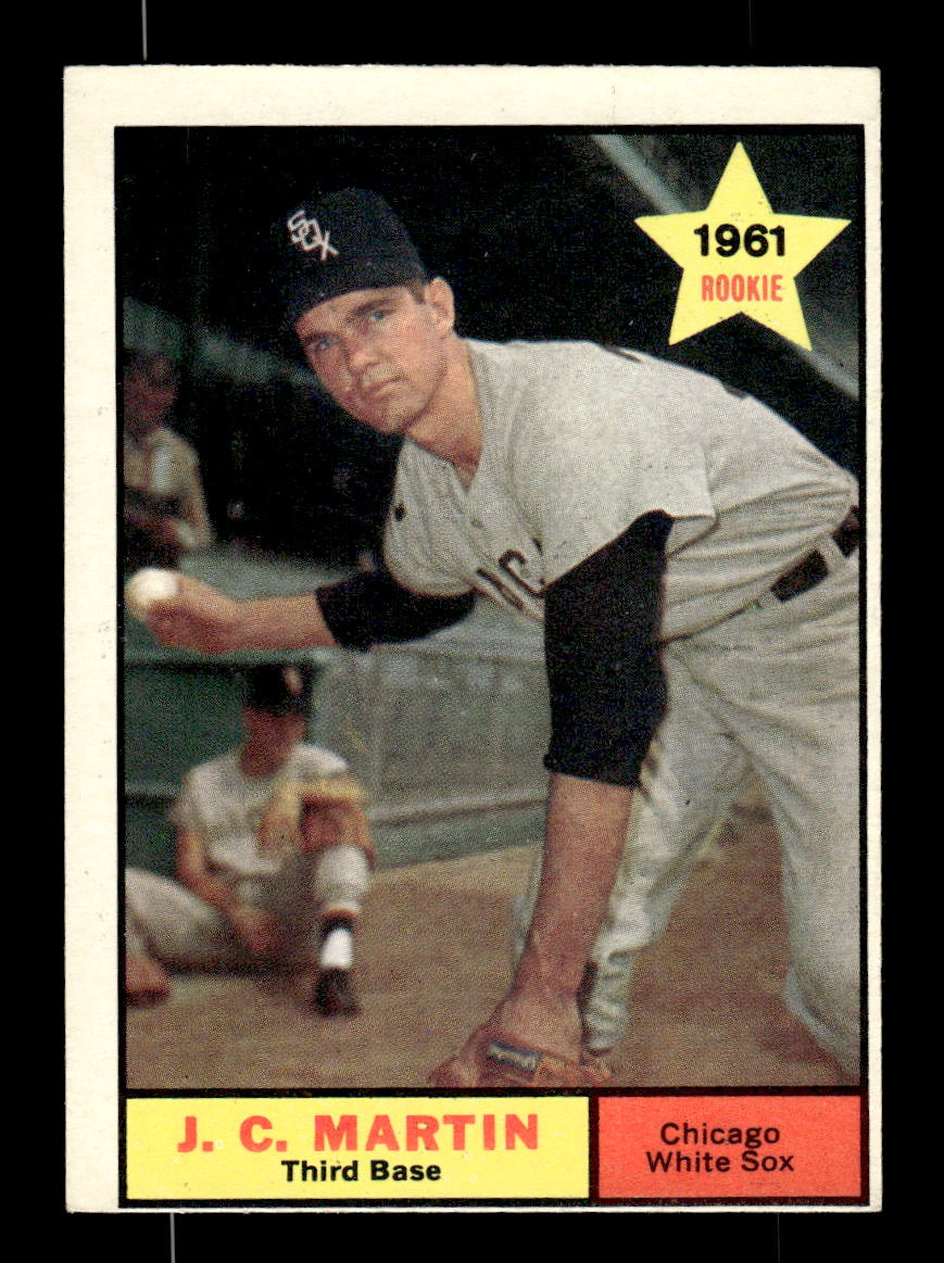 1961 Topps #124 J.C. Martin Chicago White Sox EXMT KC10008410