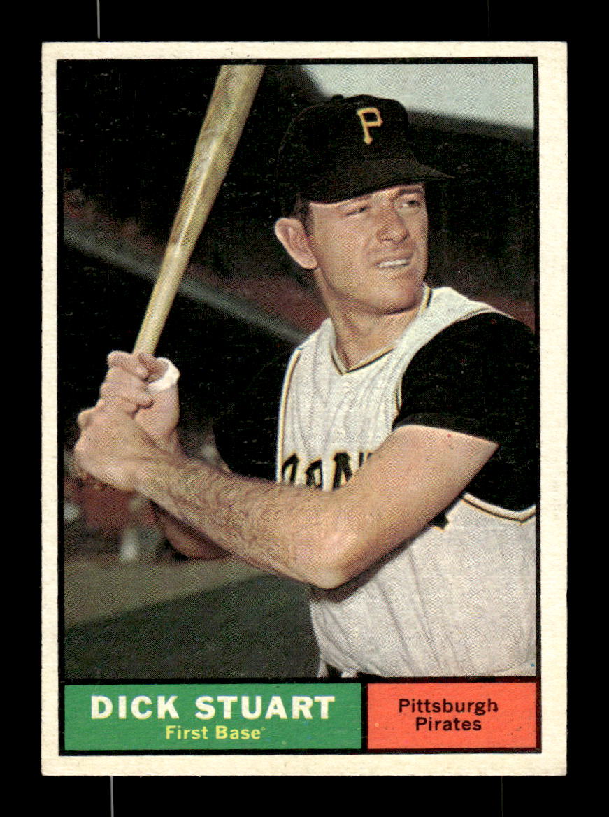 1961 Topps #126 Dick Stuart Pittsburgh Pirates EXMT KC10008412