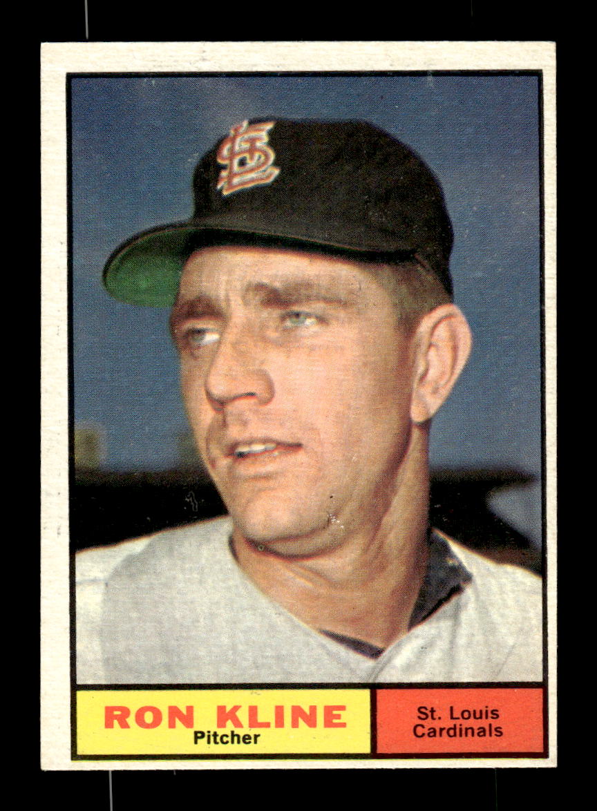 1961 Topps #127 Ron Kline St. Louis Cardinals EXMT KC10008413