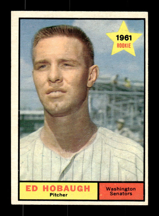 1961 Topps #129 Ed Hobaugh Washington Senators EXMT KC10008415