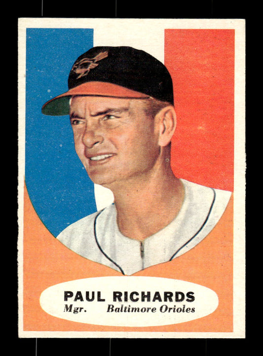 1961 Topps #131 Paul Richards Baltimore Orioles EXMT KC10008417