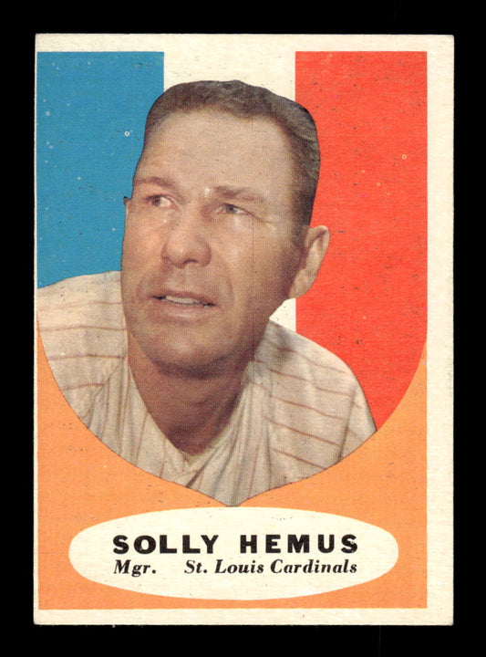 1961 Topps #139 Solly Hemus St. Louis Cardinals EXMT KC10008425