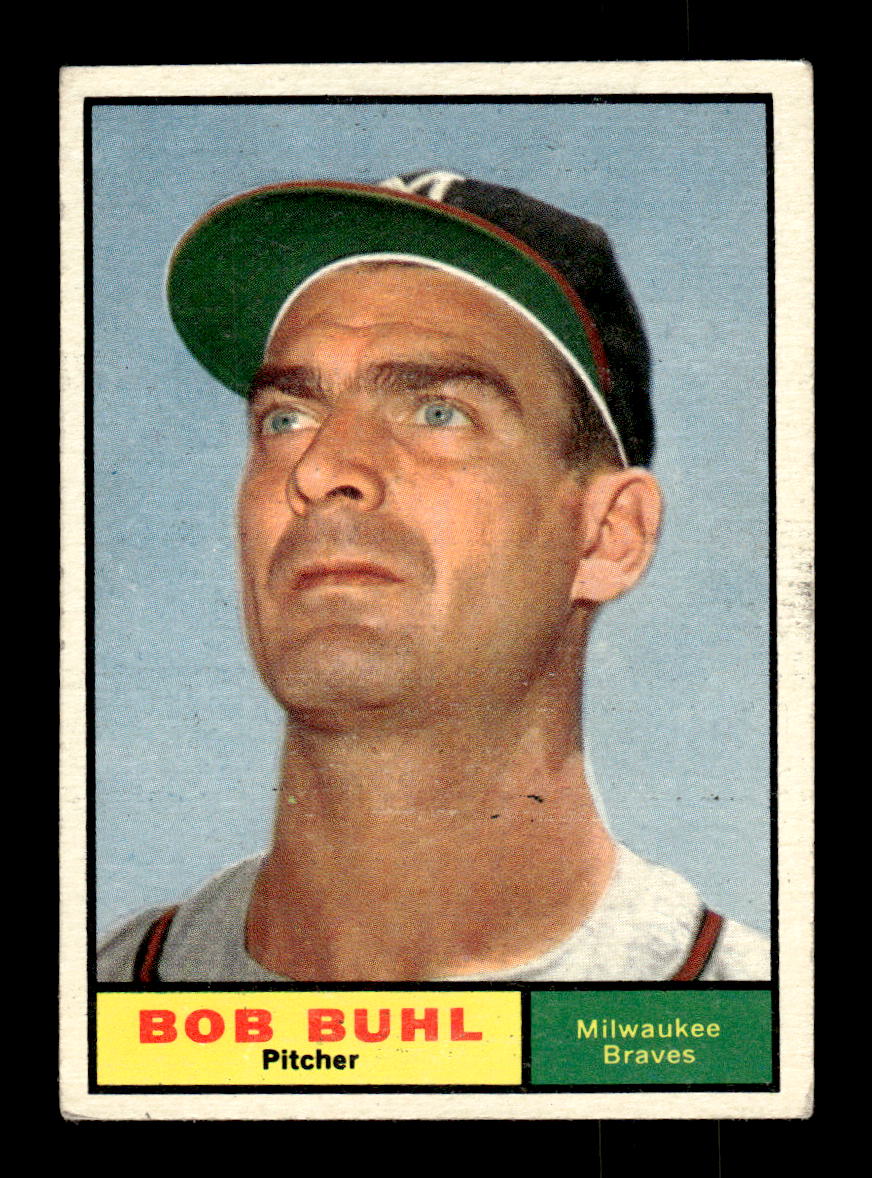 1961 Topps #145 Bob Buhl Milwaukee Braves EXMT KC10008430