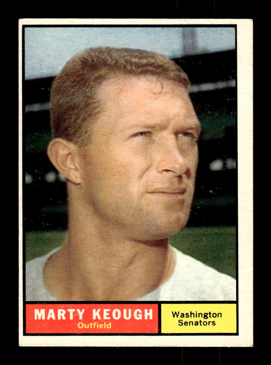 1961 Topps #146 Marty Keough Washington Senators EXMT KC10008431