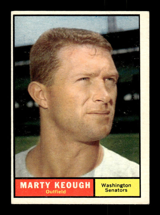 1961 Topps #146 Marty Keough Washington Senators EXMT KC10008431