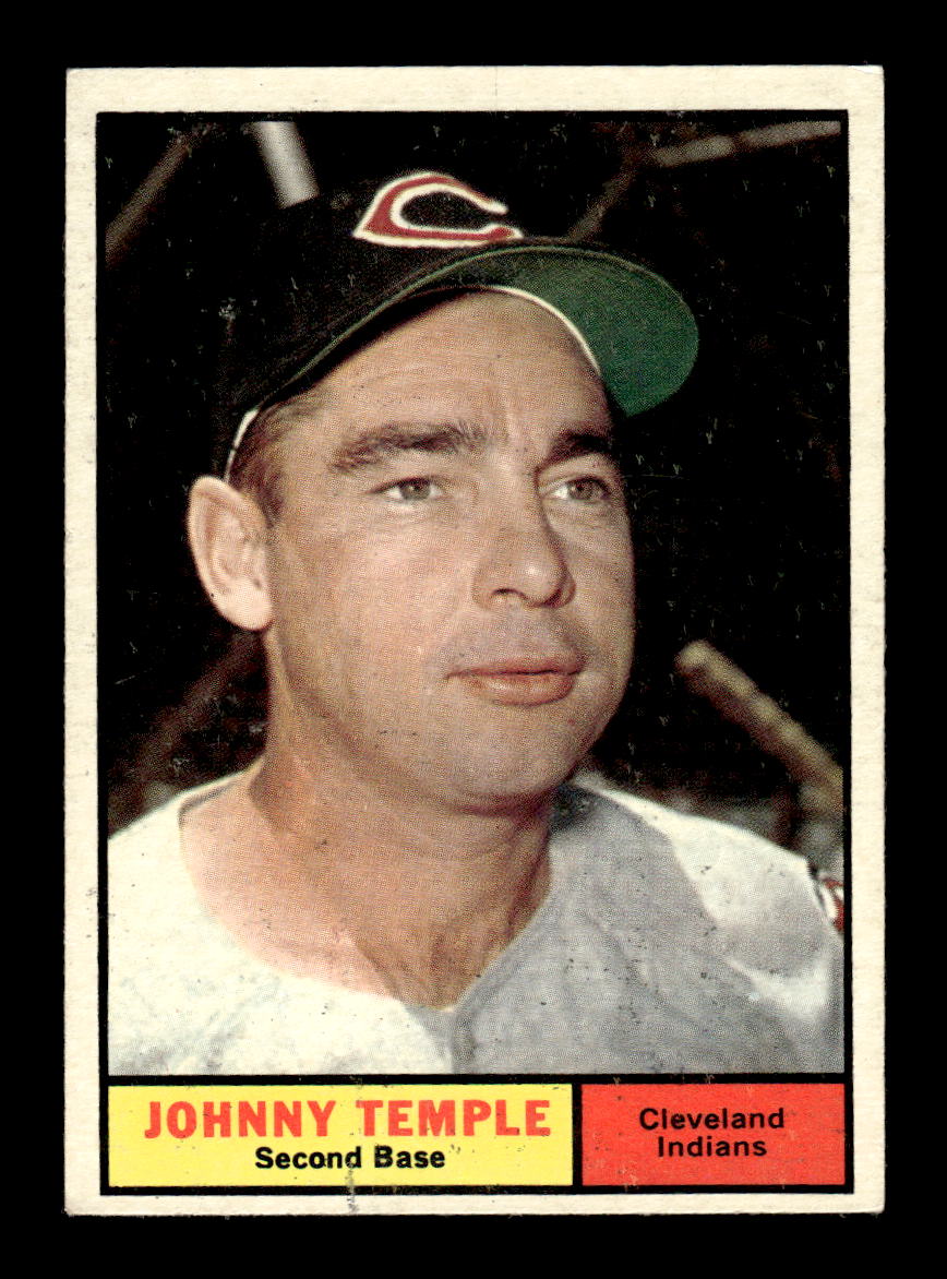 1961 Topps #155 Johnny Temple Cleveland Indians EXMT KC10008439