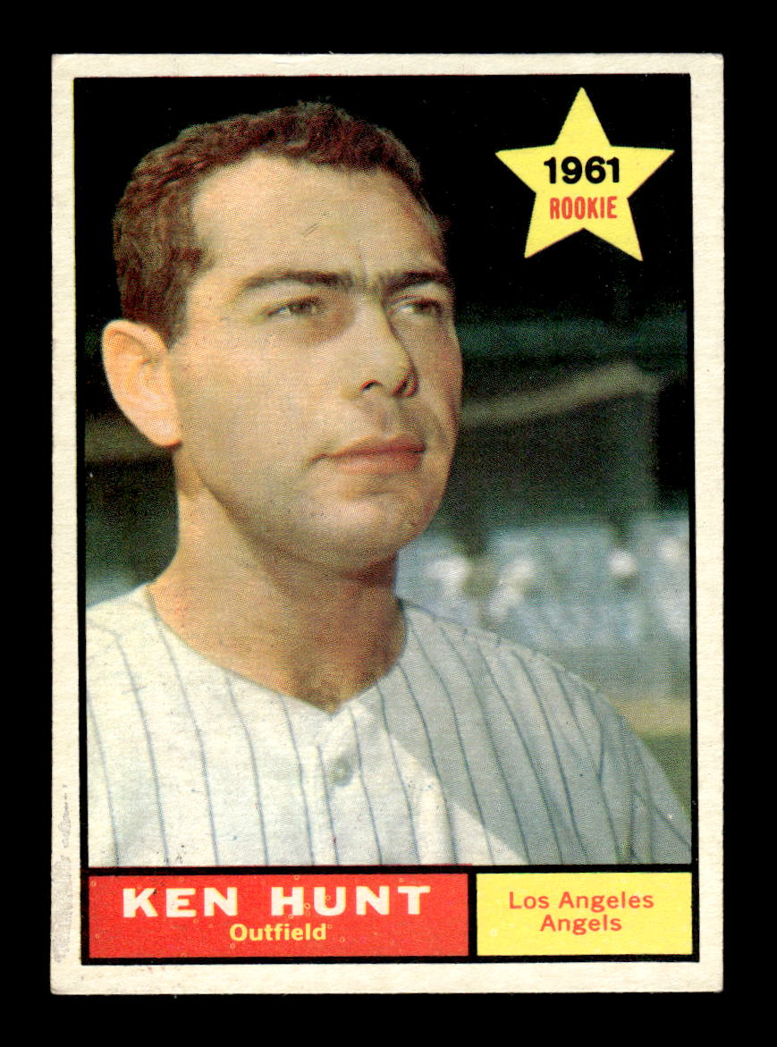 1961 Topps #156 Ken Hunt Los Angeles Angels EXMT KC10008440