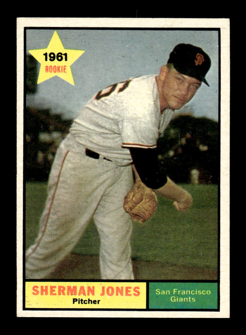 1961 Topps #161 Sherman Jones San Francisco Giants EXMT KC10008444