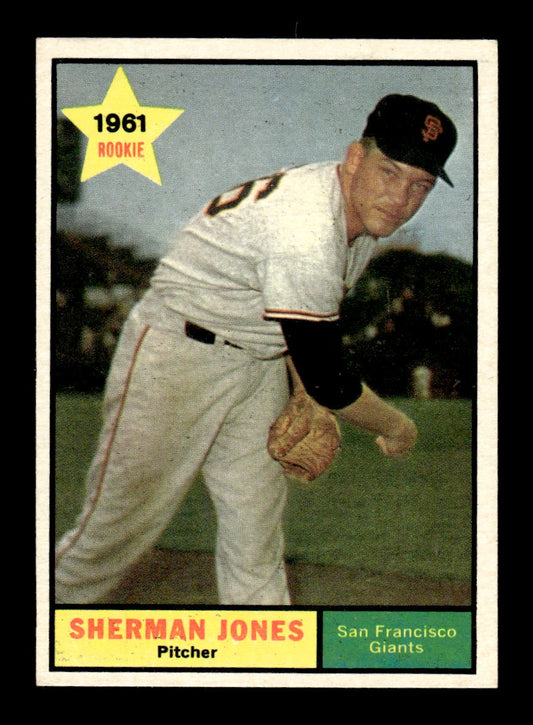 1961 Topps #161 Sherman Jones San Francisco Giants EXMT KC10008444