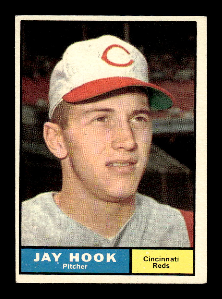 1961 Topps #162 Jay Hook Cincinnati Reds EXMT KC10008445