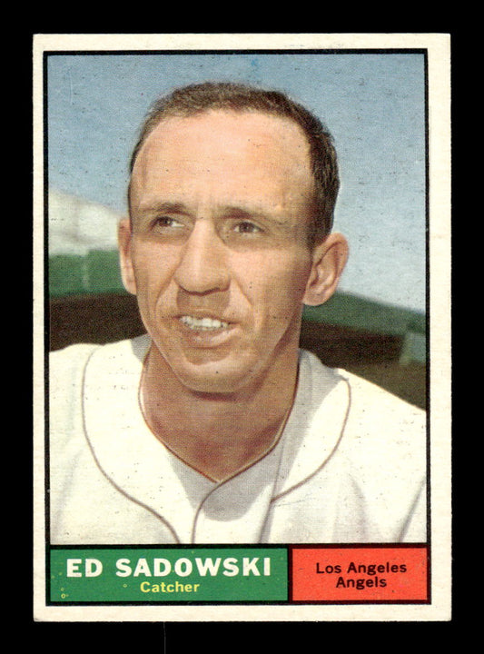 1961 Topps #163 Ed Sadowski Los Angeles Angels EXMT KC10008446