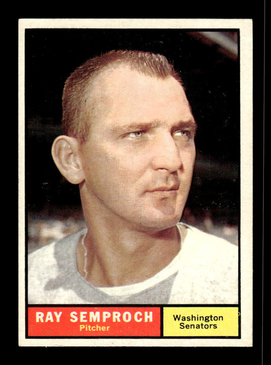 1961 Topps #174 Ray Semproch Washington Senators EXMT KC10008455