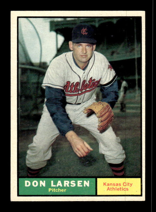 1961 Topps #177 Don Larsen Kansas City Athletics EXMT KC10008458