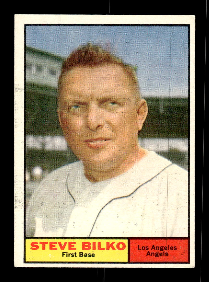 1961 Topps #184 Steve Bilko Los Angeles Angels EXMT KC10008464
