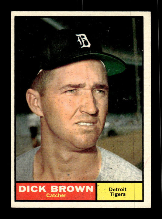 1961 Topps #192 Dick Brown Detroit Tigers EXMT KC10008471