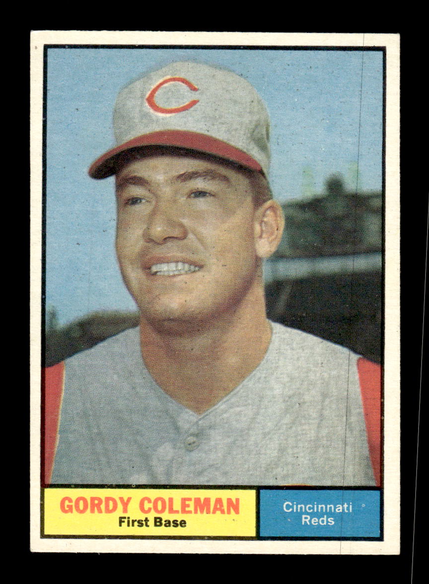 1961 Topps #194 Gordy Coleman Cincinnati Reds EXMT KC10008473